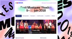 Desktop Screenshot of festival-moudon.ch